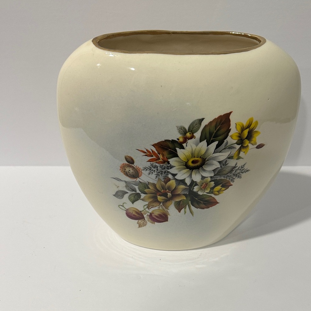 Floral Cream Vase
